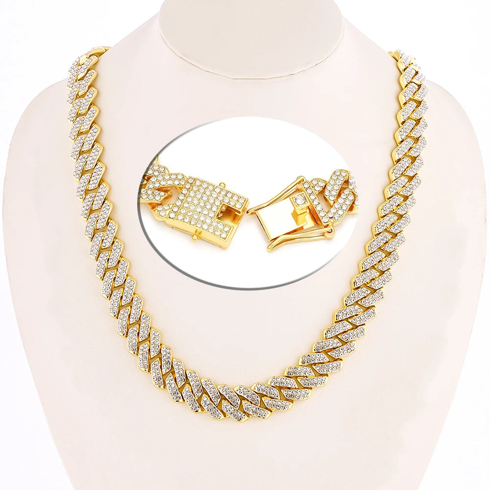 15MM Iced Cuban Link Chain – Unapologetically Bold, Forever Shiny