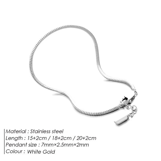Emanco™ Gold Snake Chain Bracelet – Bold Simplicity for the Modern Man