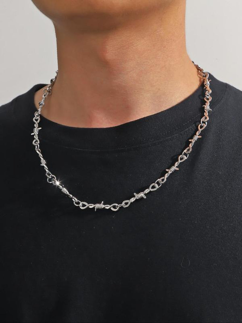 Vintage Street Style Chunky Chain Necklace